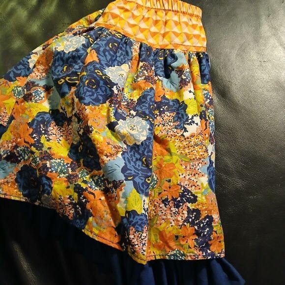 PERSNICKETY BOUTIQUE Floral Multicolor Skirt SZ.12 YRS - Picture 4 of 4